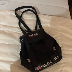 Polo by Ralph Lauren Navy Backpack with Logo